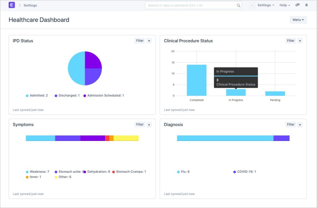 erpnext healthcare