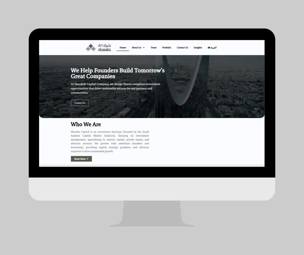Building a Modern Digital Presence for a Financial Investment Firm in Riyadh-3