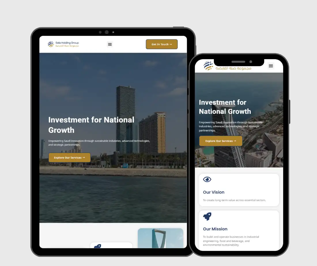 Sela Holding Website Case Study By Standardtouch - 3