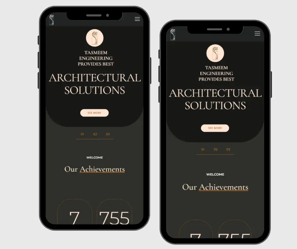 Tasmeem Engineering Architecture Website Case Study By Standardtouch - 1