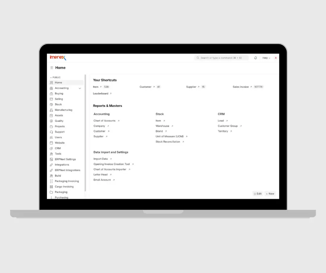 Imerex ERPNext Accounting, ZATCA Phase 2 & Cargo Integration — Case Study 2