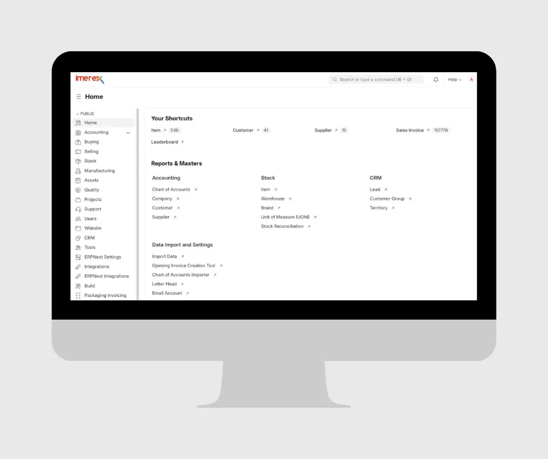 Imerex ERPNext Accounting, ZATCA Phase 2 & Cargo Integration — Case Study 4