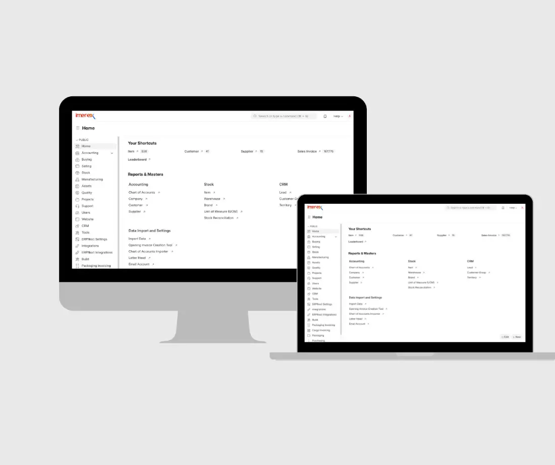 Imerex ERPNext Accounting, ZATCA Phase 2 & Cargo Integration — Case Study 6