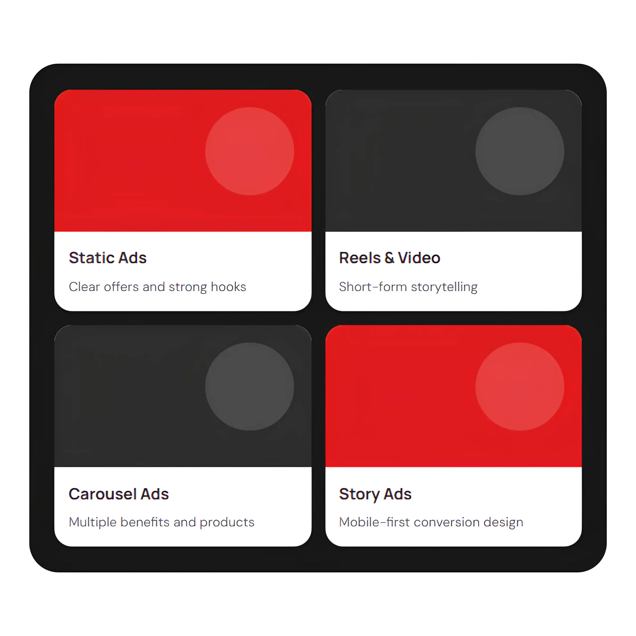 Creative-first Meta advertising image