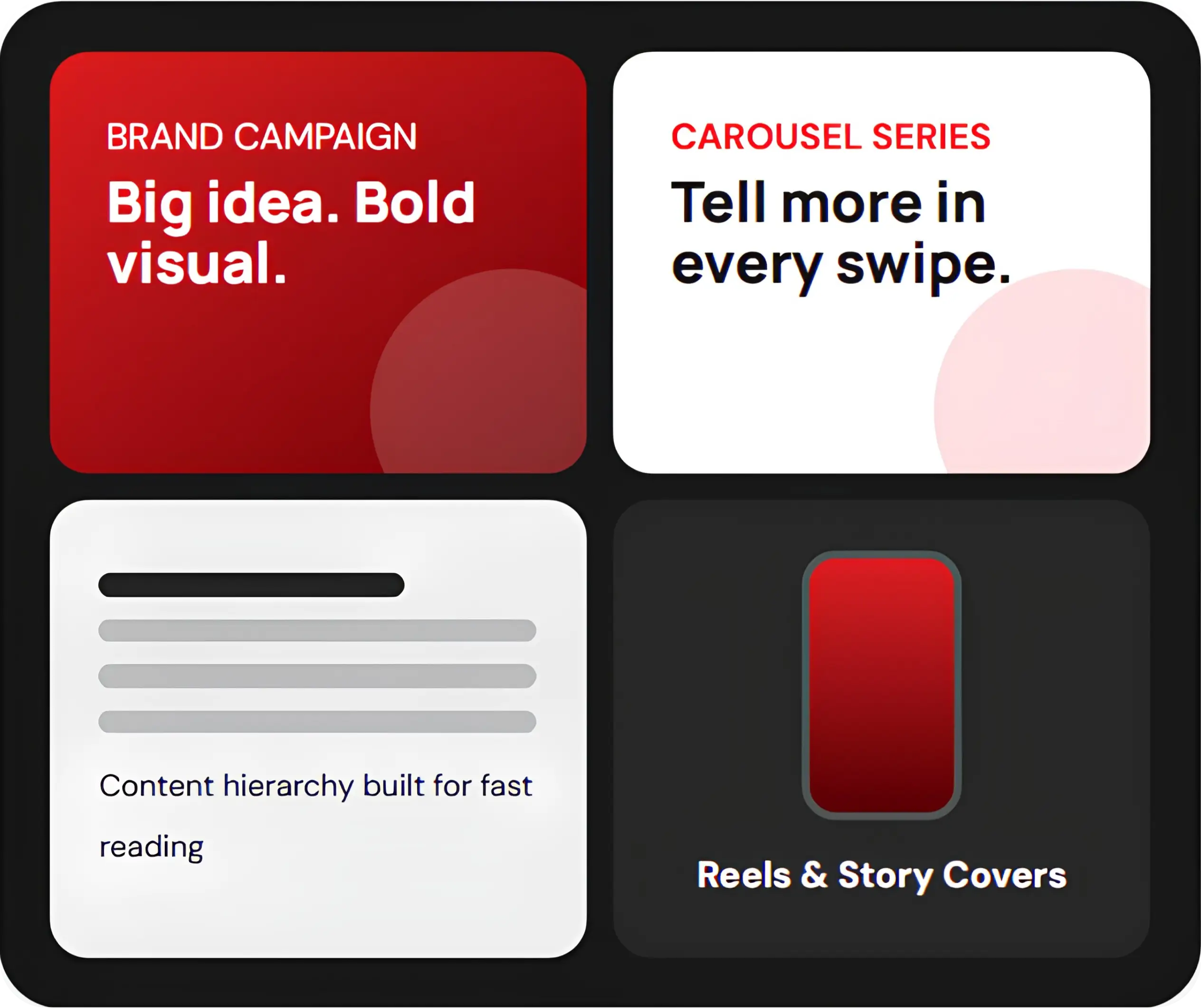 Creative strategy meets visual design image